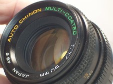 objectif auto chinon   50mm f 1.7 pour pentax