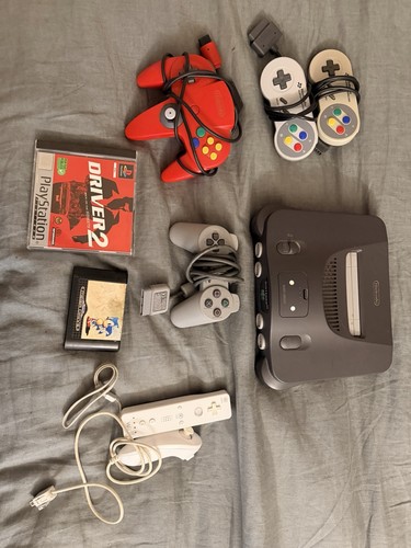 Lot retrogaming n64 ps1 wii - lot,