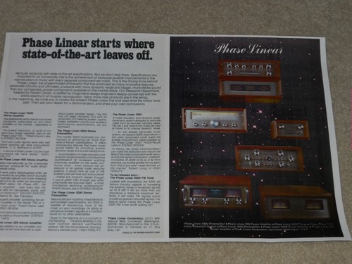 Phase linear 1976 - linear, pg