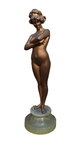 Sculpture bronze ironie ou - bronze,