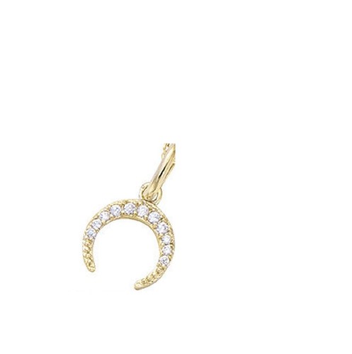 Pendentif croissant lune - pendentif, "croissant