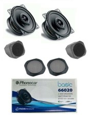 PHONOCAR 66020 Haut Parleur Vintage 10cm Avec Box Voiture de Collection Enceinte