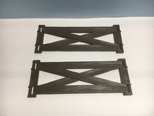 PLAYMOBIL –  2 grandes barrières en bois / Wooden fence / 4826