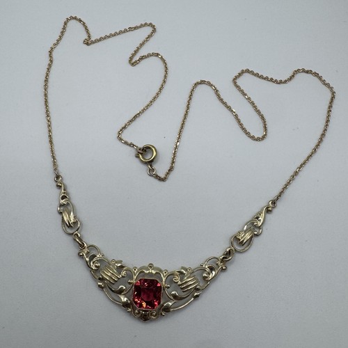 Collier ancien plaqué et - ancien, or