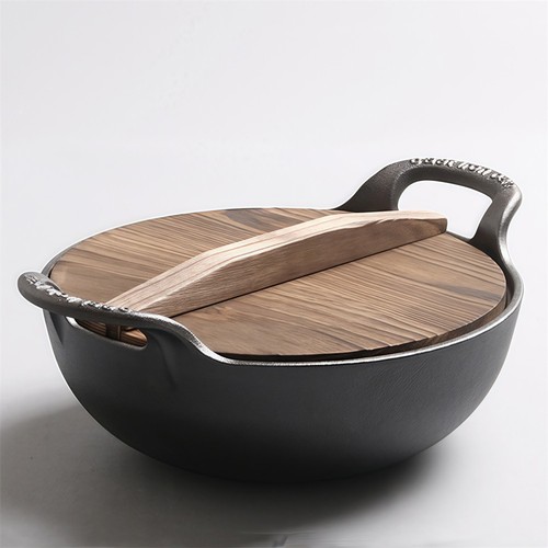 Wok fonte cuisson à - wok,