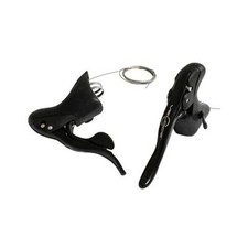 Levier/manette route 10v. veloce noir double avec transmissions - Campagnolo