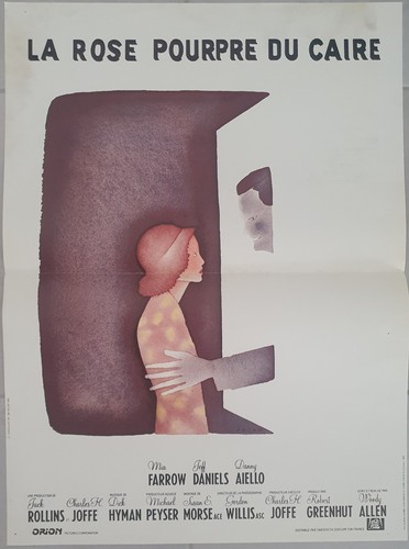 Affiche rose pourpre - la,