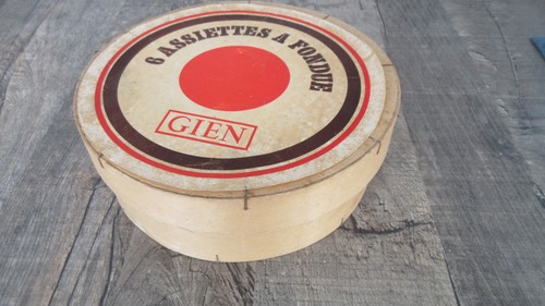 Lot assiettes à fondue - lot, de