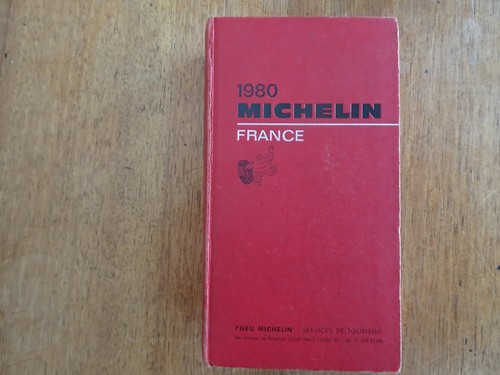 Guide michelin rouge france - guide,