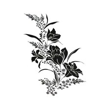 TAMPONS TRANSPARENTS FLEURS