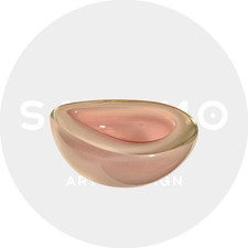 Bol / Vide-poche en verre rose