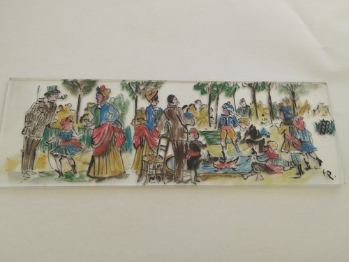 Peinture sur plaque - en, verre