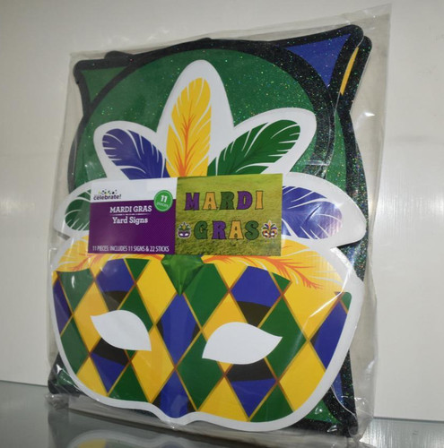 Mardi gras yard signs - mardi,