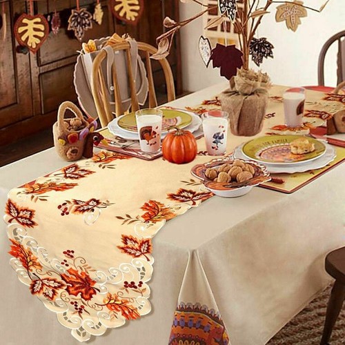 Fall decor handmade table - fall, top