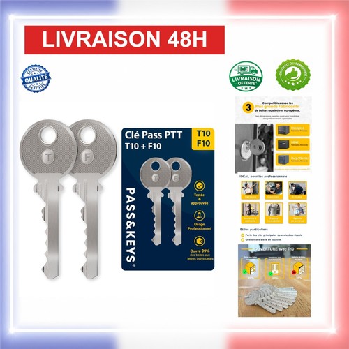 Clés pass ptt - clés, f10
