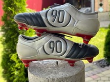 Crampons de football vintage Nike Total 90 Air Zoom gris blanc US8 UK7 EUR41