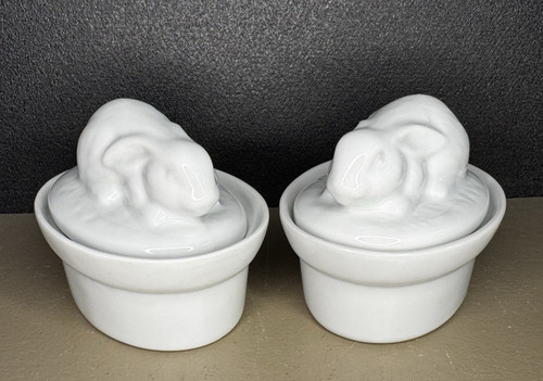 Lot terrines blanches - 2,