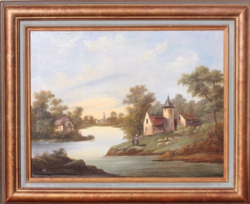 Huile sur toile xix - sur, xix°