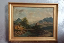 Ancien tableau peinture à