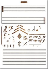 POCHOIR EN PLASTIQUE MYLAR 21