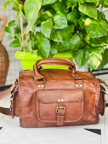 Sac cuir gym - cuir, voyage