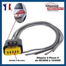Fiche Electrique Avec Cable Feux Arriere Compatible Renault Megane 2 Phase 2