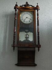 Très joli Pendule mural, Anglais, marquetterie.