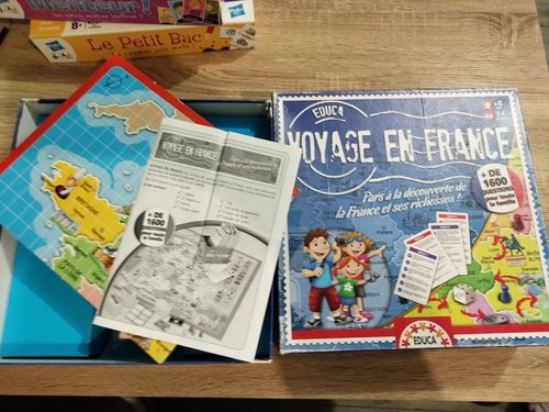 Jeu société voyage - de, en