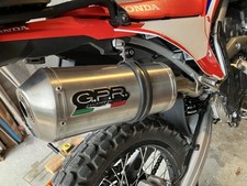Silencieux D’échappement Demi Ligne GPR SATINOX pour Honda Crf 300L 2021 A 2025