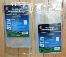 Waterproof Vinyl Resealable Pouch, 7" x 10"
