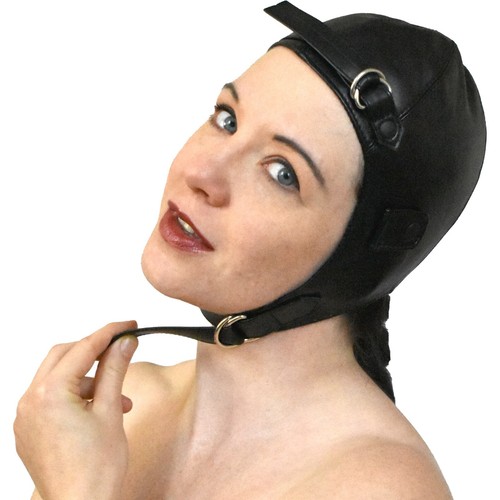 Casque pilote similicuir - casque,