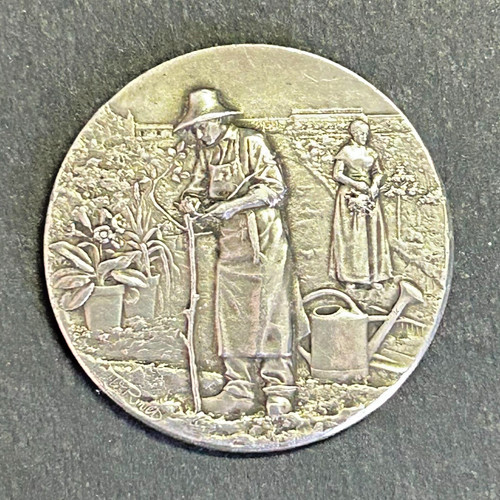 Médaille argent société - médaille,