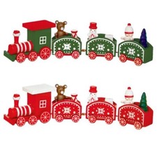 Noël en Bois Train Avec 3