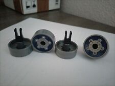 Playmobil , 4 roues de char avec essieu , canon ,neuf 