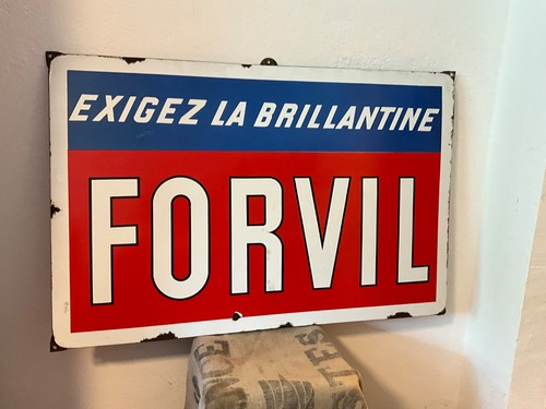 Plaque émaillée ancienne - émaillée,