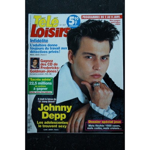 Tele loisirs 357 - johnny, depp