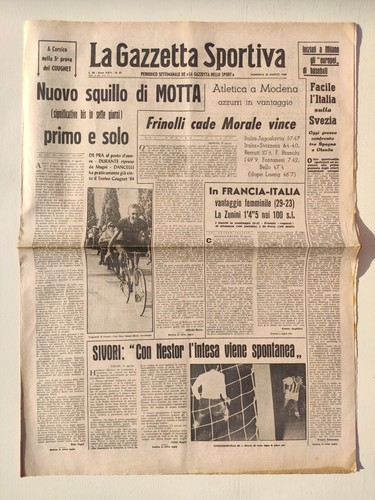 Gazzetta dello sport août - 30,