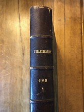 MAGAZINE L'ILLUSTRATION  1916 (1/2) & 1918 (1/2)