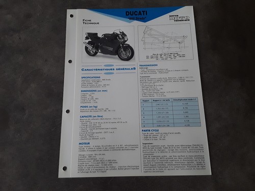Fiche technique ducati 888 - ducati,