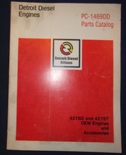 Detroit Diesel Allison PC-1469DD Moteur Pièces Manuel Livre Catalogue