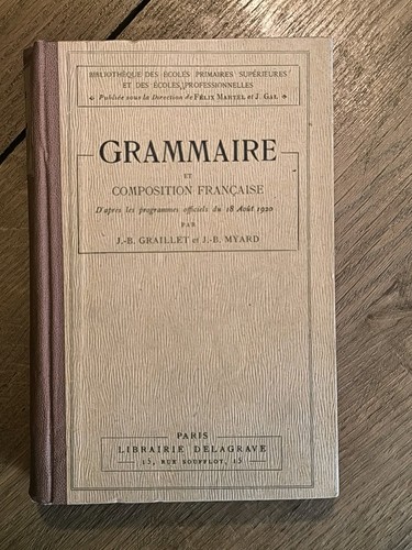 Ancien livre scolaire - livre,