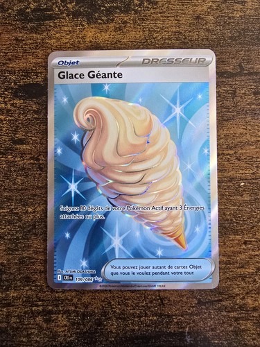 Carte pokémon glace geante - carte,