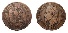 10 Cts / 1861 / Napoléon III