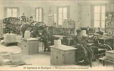 61.MONTLIGEON.IMPRIMERIE DE MONTLIGEON.BROCHEUSES ET PLIEUSES MECANIQUES
