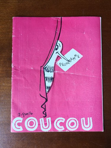 Ancien programme théâtre - ancien,