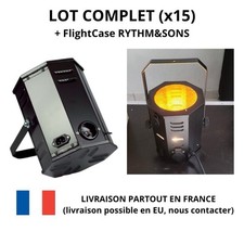 Lot de 15x Boîte Ambre 300w | PAR 56 Octogonal - éclairage De Scène