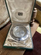 Ancien Écrin Beurrier Métal Service À Marmelade Argenté EPNS ENGLAND