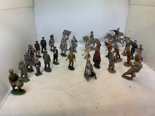 Lot ancien jouet soldat - jouet, alu