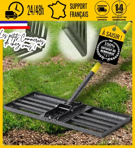 Raclette nivellement pelouse