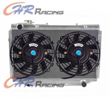 Radiateur Alu + 2 Ventilos Toyota Land Cruiser HDJ80 HZJ80 1HZ/1HD 4.2L Diesel